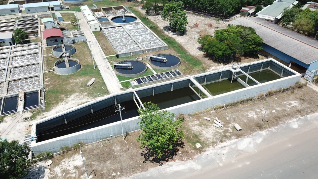 Nhà máy xử lí nước thải KCN Minh Hưng Hàn Quốc