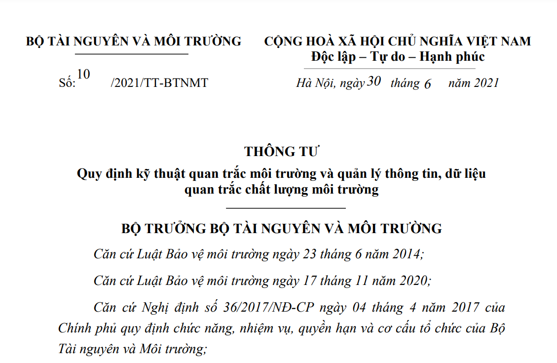 quy-dinh-du-lieu-quan-trac-moi-truong-thong-tu-10-2021-tt-btnmt